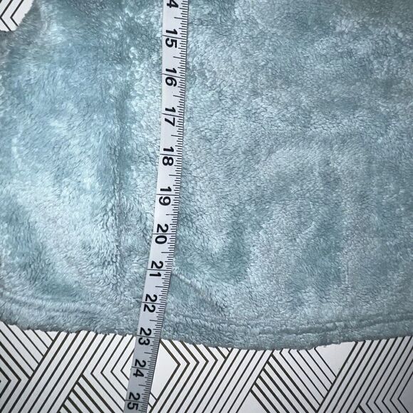 The North Face Women’s Sz S Teal Green Fleece Sherpa 1/4 Zip Pockets Mitten Hand - Picture 9 of 9